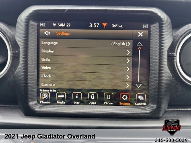 Used 2021 Jeep Gladiator Overland w/ Popular Equipment Package image 19