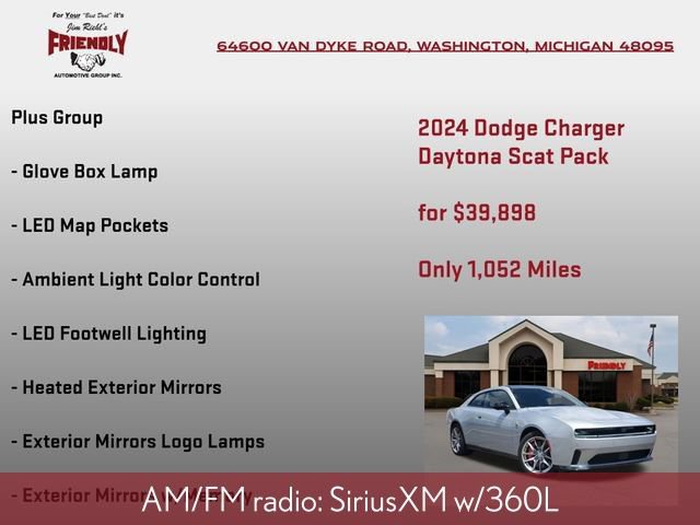 Used 2024 Dodge Charger Daytona Scat Pack w/ Plus Group AWD/4WD image 12