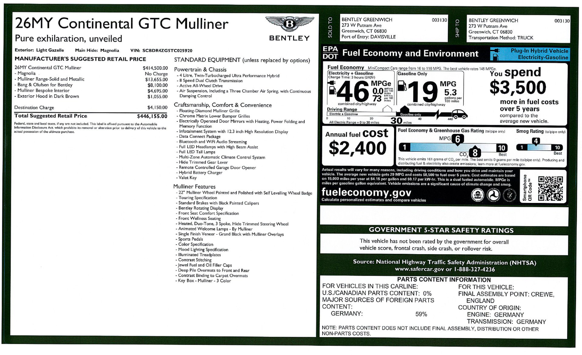 New 2026 Bentley Continental GT Speed image 33