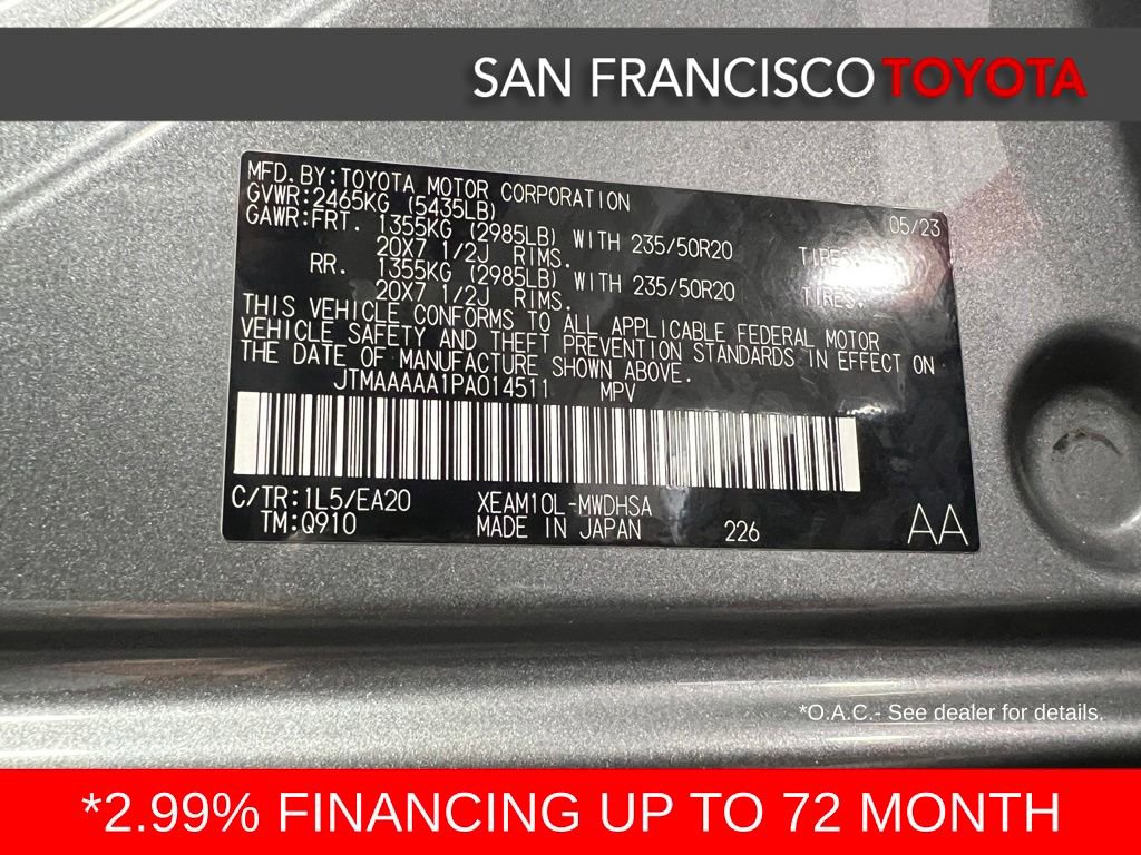 Certified 2023 Toyota bZ4X FWD image 39