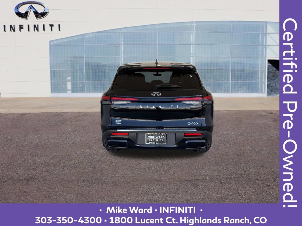 Certified 2025 INFINITI QX60 Pure w/ Cargo Package AWD/4WD image 4