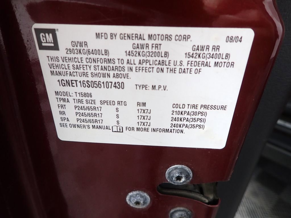 Used 2005 Chevrolet TrailBlazer EXT LT image 31