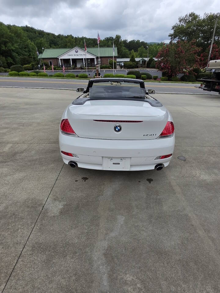 Used 2007 BMW 650i Convertible RWD image 4