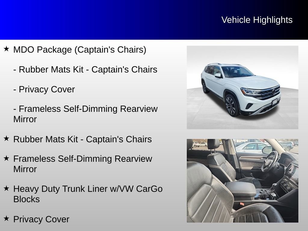 Used 2021 Volkswagen Atlas SEL Premium image 8