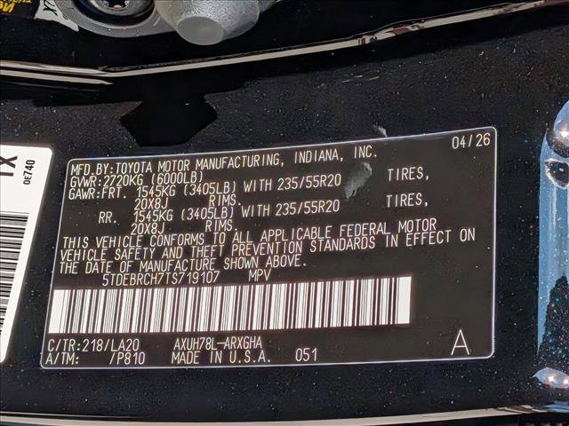 New 2026 Toyota Highlander Platinum AWD/4WD image 17