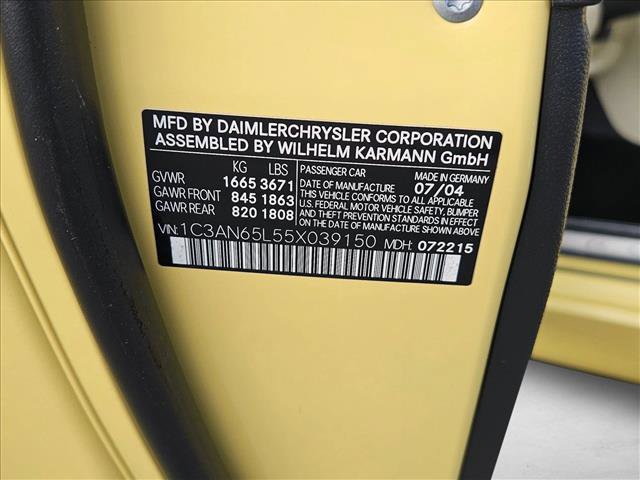 Used 2005 Chrysler Crossfire Limited image 15