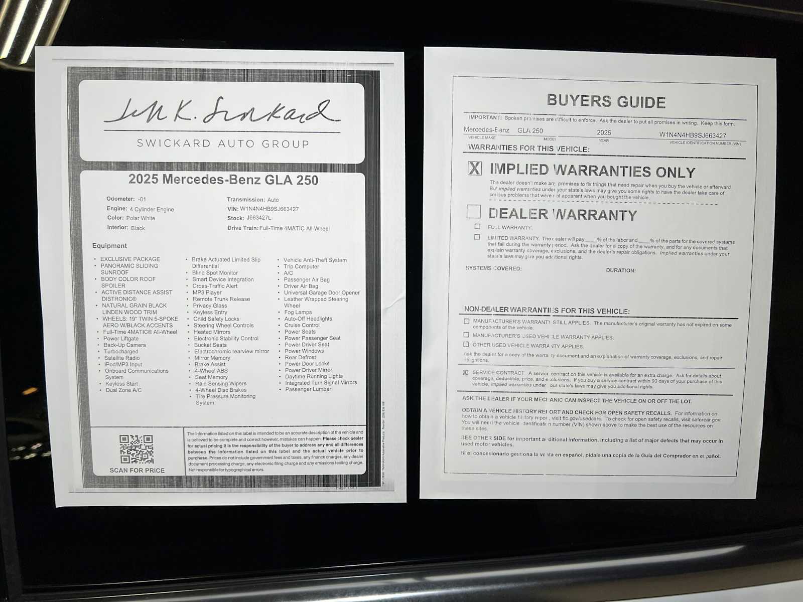 Used 2025 Mercedes-Benz GLA 250 4MATIC image 37