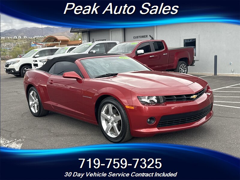 Used 2015 Chevrolet Camaro LT RWD image 2