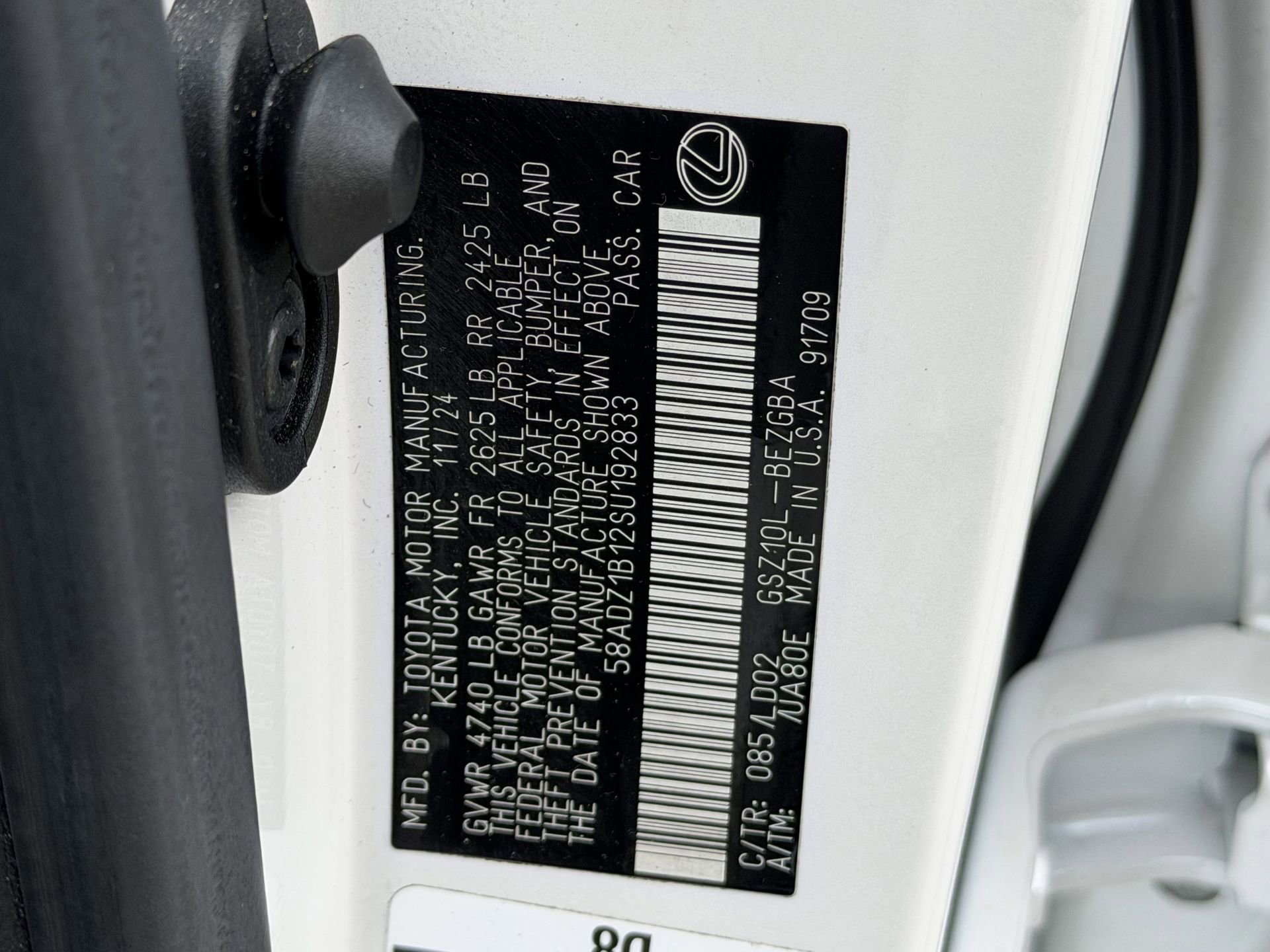 Used 2025 Lexus ES 350 w/ Premium Package FWD image 33