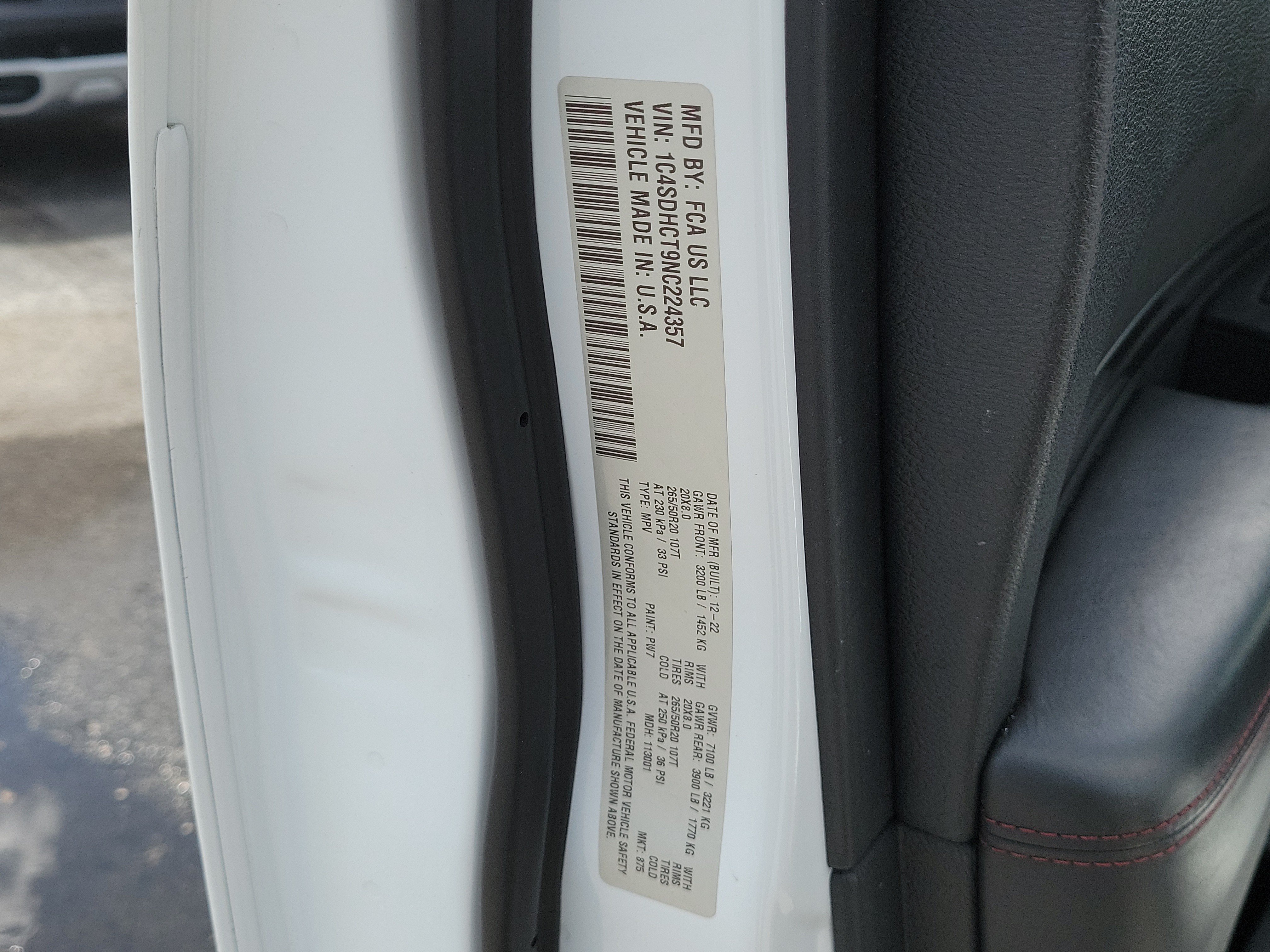 Used 2022 Dodge Durango R/T RWD image 31