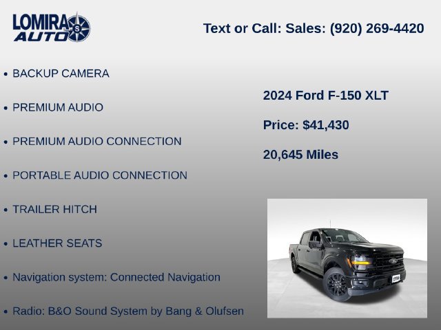 Used 2024 Ford F150 XLT w/ Equipment Group 303A High AWD/4WD image 39