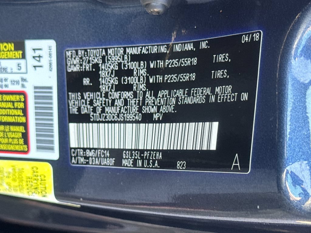 Used 2018 Toyota Sienna LE AWD/4WD image 47