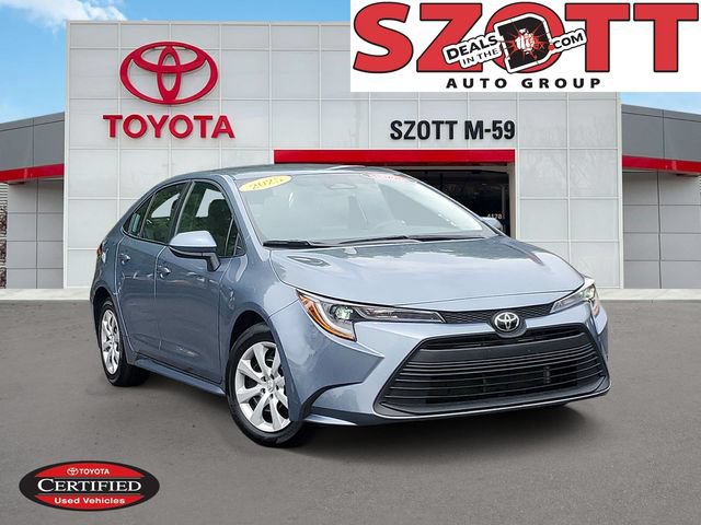 Certified 2025 Toyota Corolla LE FWD image 1
