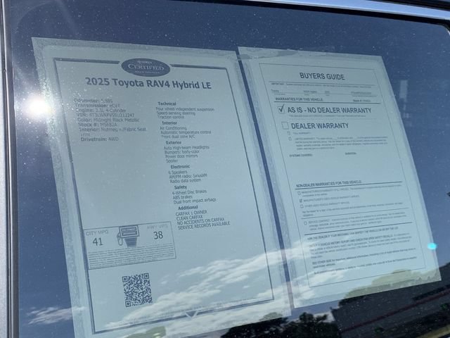 Certified 2025 Toyota RAV4 LE AWD/4WD image 36