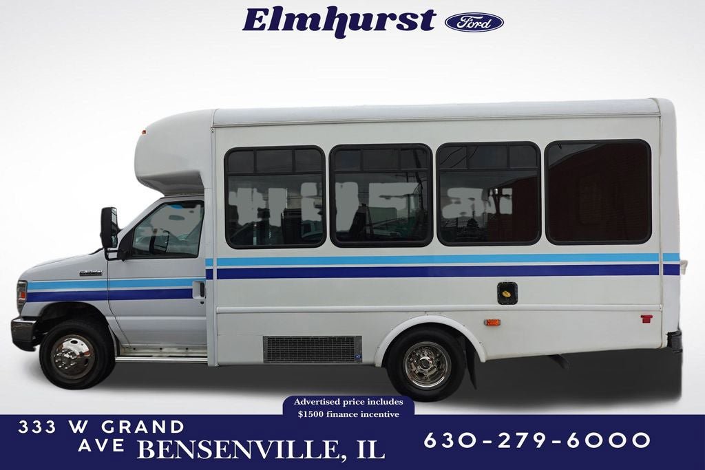 Used 2017 Ford E-350 and Econoline 350 Super Duty w/ Shuttle Bus Prep Package RWD image 2