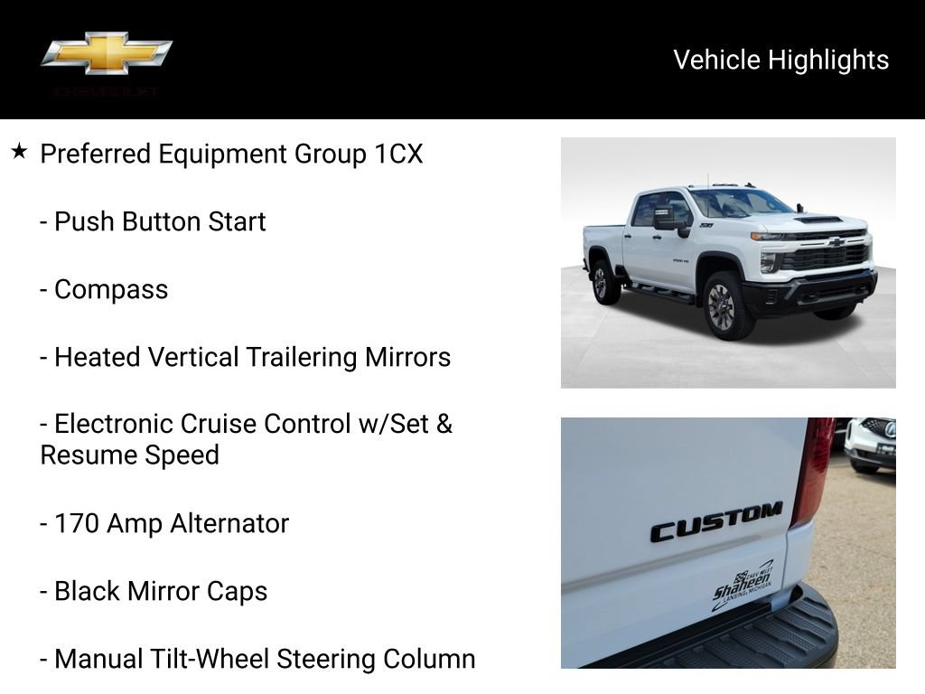 Used 2024 Chevrolet Silverado 2500 Custom w/ Custom Value Package AWD/4WD image 21