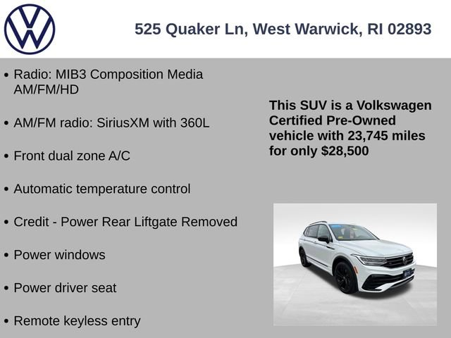 Certified 2023 Volkswagen Tiguan SE R-Line AWD/4WD image 7