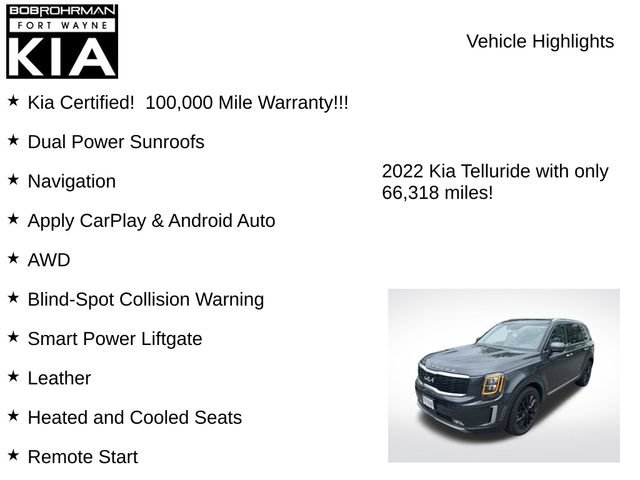 Certified 2022 Kia Telluride SX AWD/4WD image 7