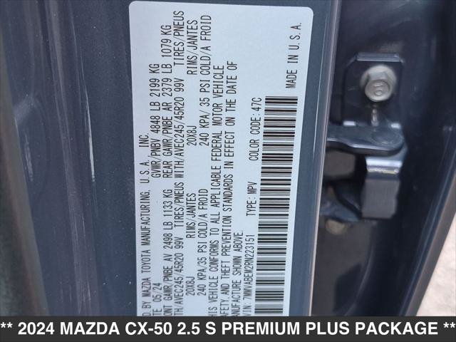 Used 2024 MAZDA CX-50 AWD 2.5 S w/ Cargo Package image 25