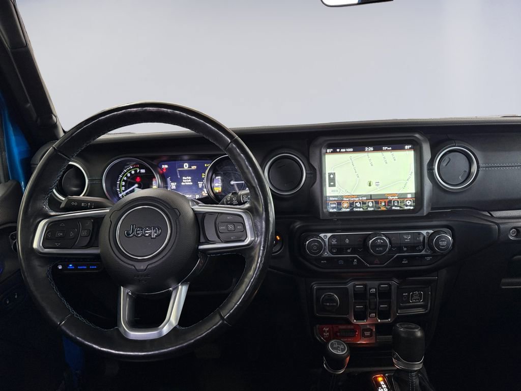 Used 2021 Jeep Wrangler Unlimited Rubicon 4xe w/ Steel Bumper Group image 14