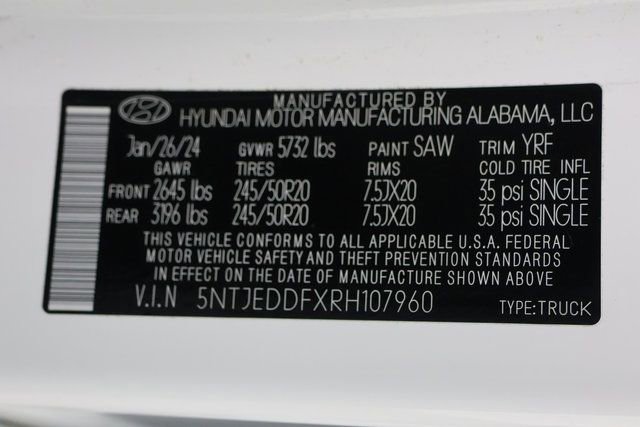 Used 2024 Hyundai Santa Cruz Limited image 30