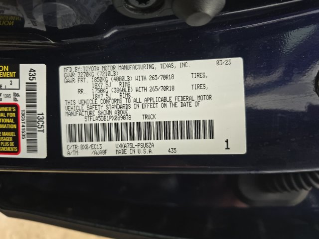 Used 2023 Toyota Tundra SR5 w/ SR5 Premium Package AWD/4WD image 25