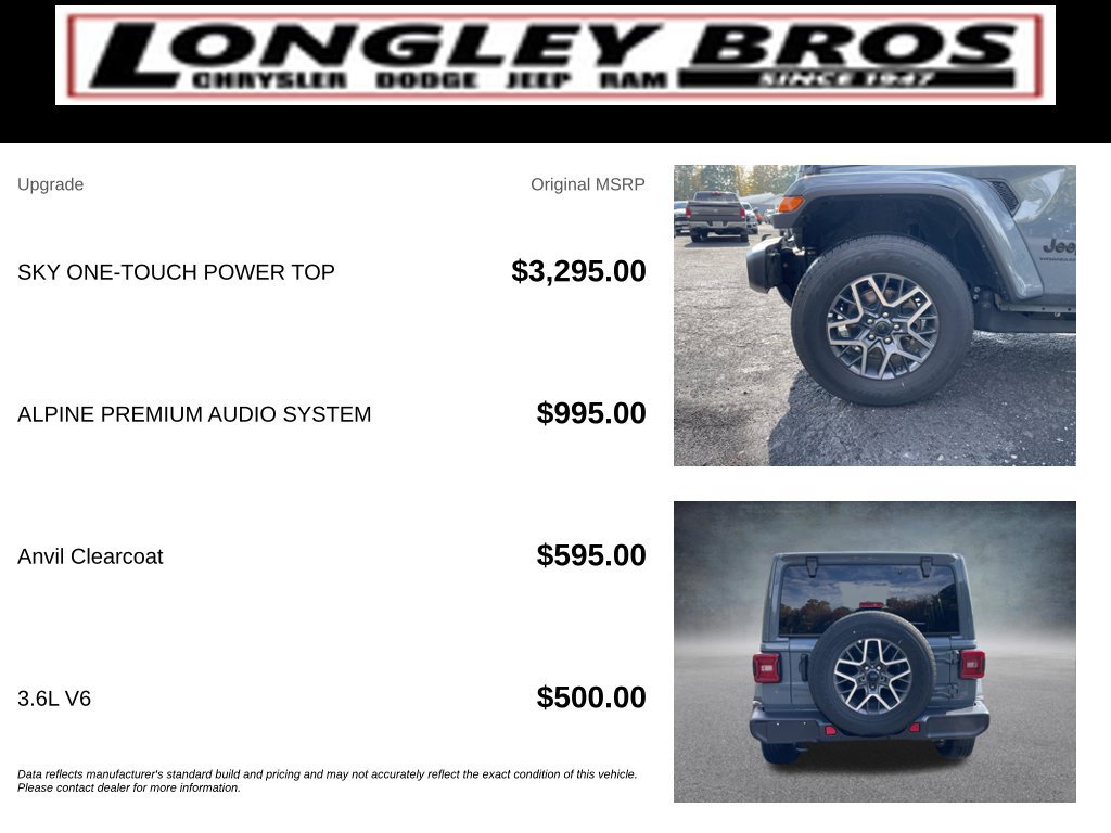 Used 2026 Jeep Wrangler Unlimited Sahara AWD/4WD image 6