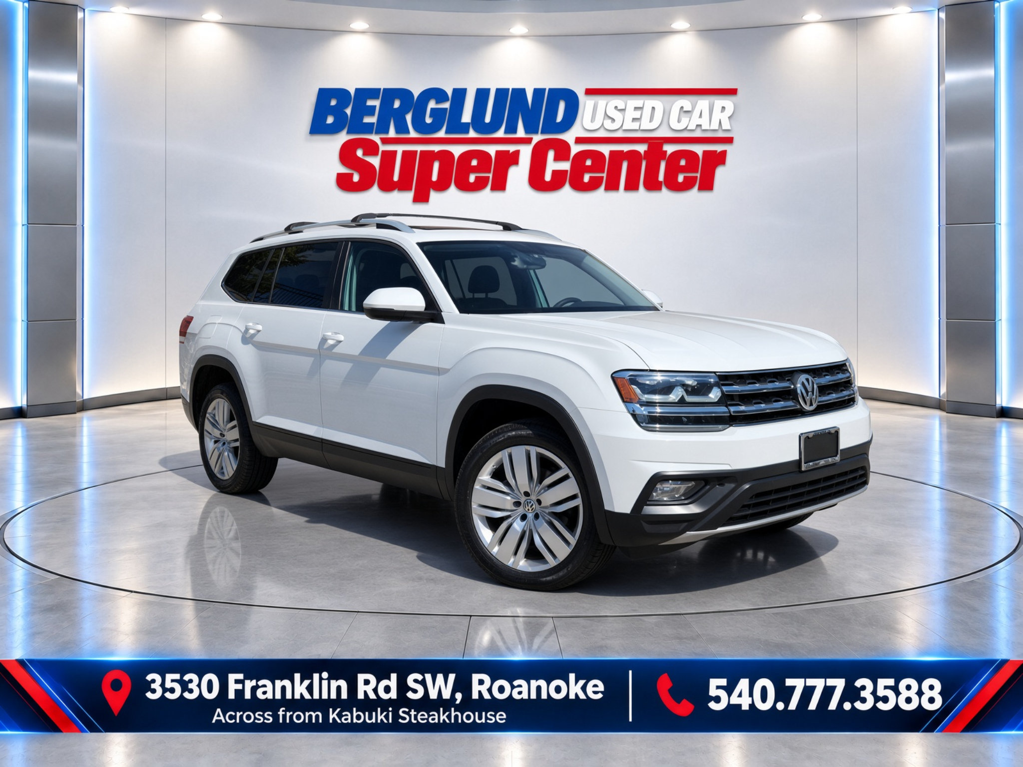 Used 2019 Volkswagen Atlas SE w/ Towing Package