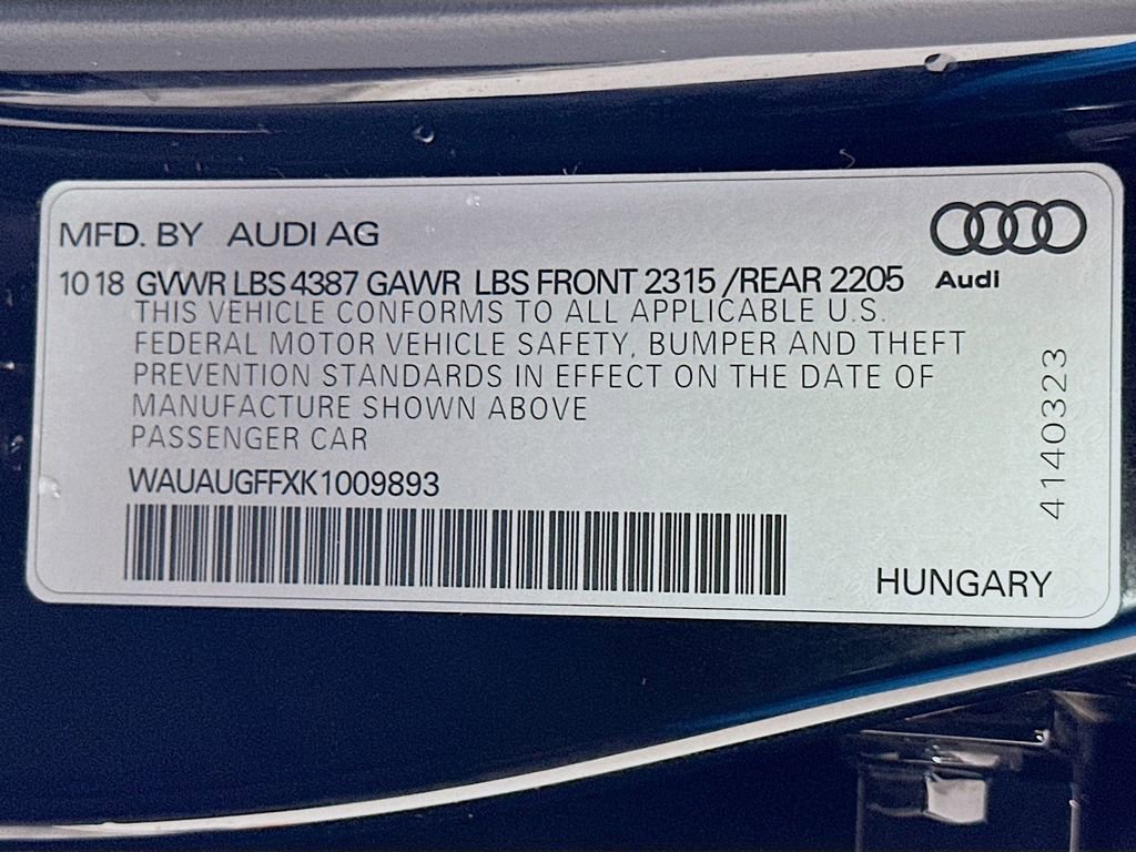 Used 2019 Audi A3 2.0T Premium w/ Convenience Package image 32