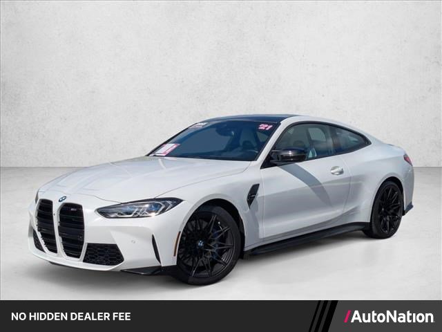 Used 2021 BMW M4 Coupe w/ Executive Package RWD image 1