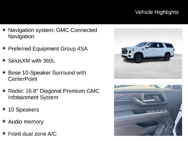 Certified 2026 GMC Yukon XL Elevation AWD/4WD image 7