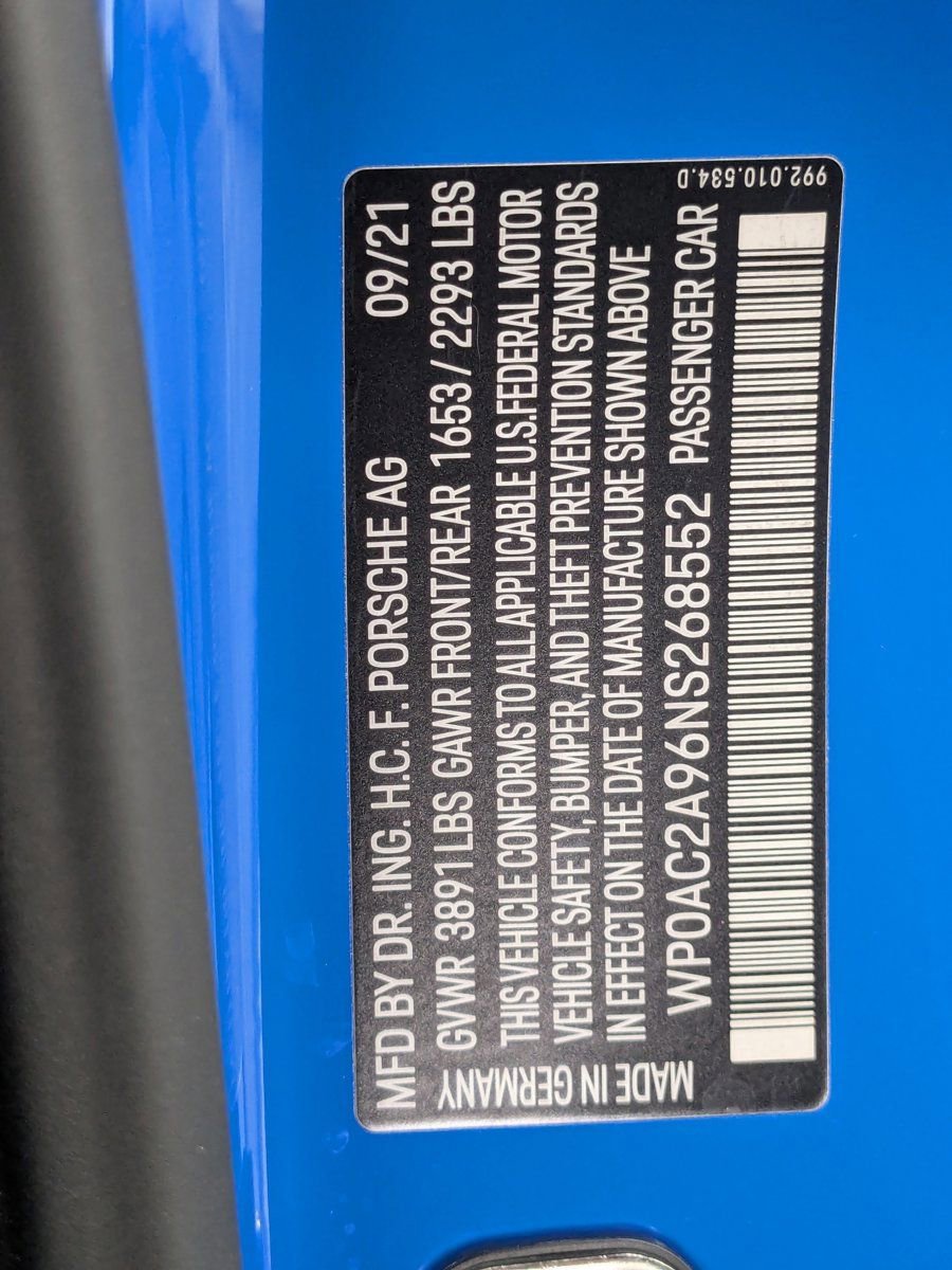 Certified 2022 Porsche 911 GT3 image 25