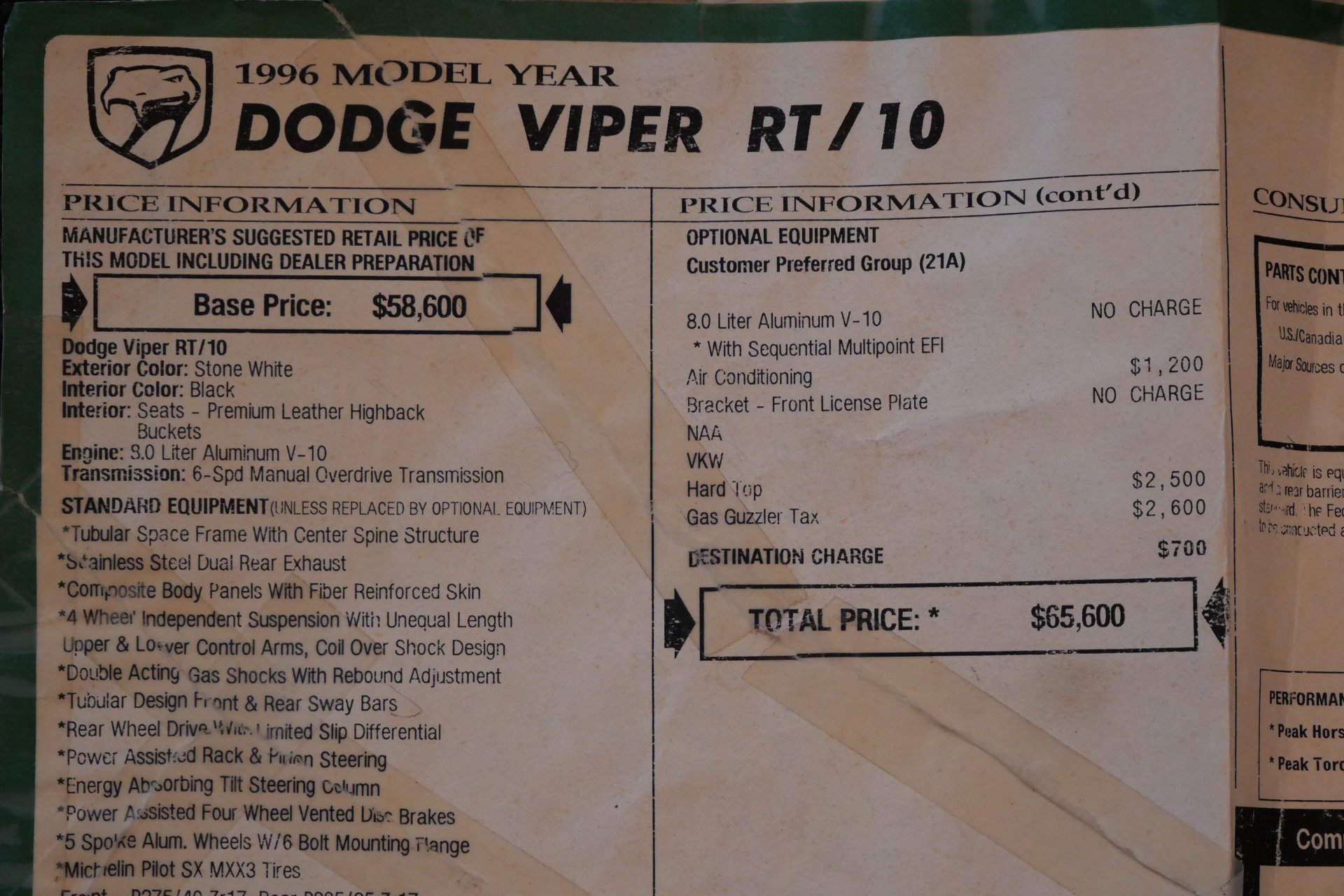 Used 1996 Dodge Viper RT/10 RWD image 34