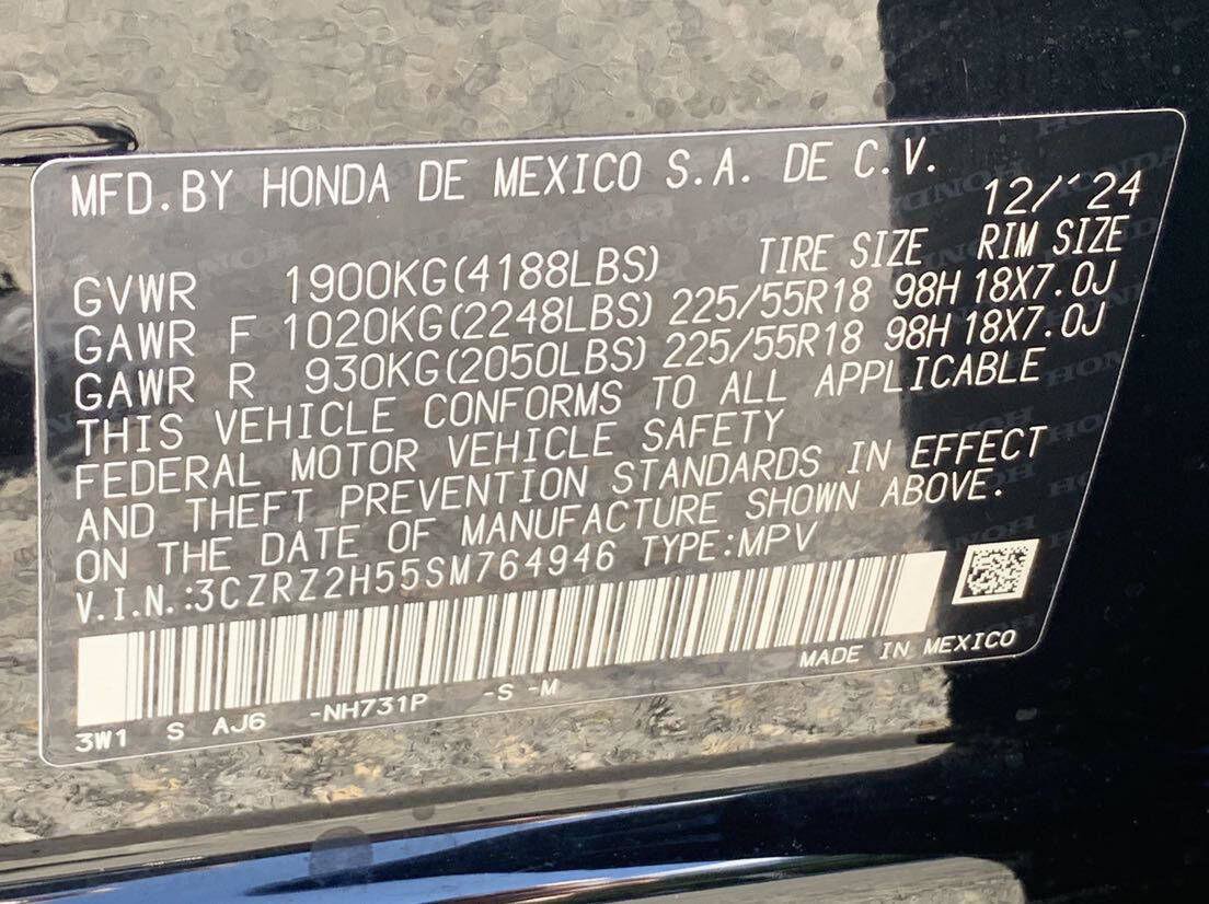 Certified 2025 Honda HR-V Sport image 40