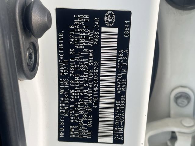 Used 2019 Toyota Camry LE w/ Carpet Mat Package image 29