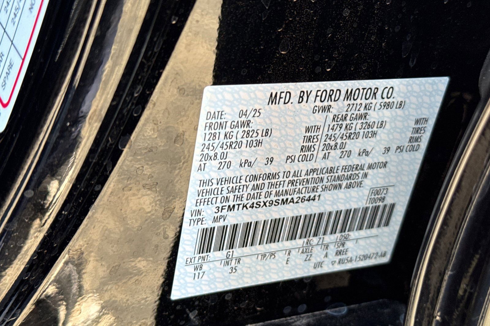 New 2025 Ford Mustang Mach-E GT w/ Interior Protection Package image 27