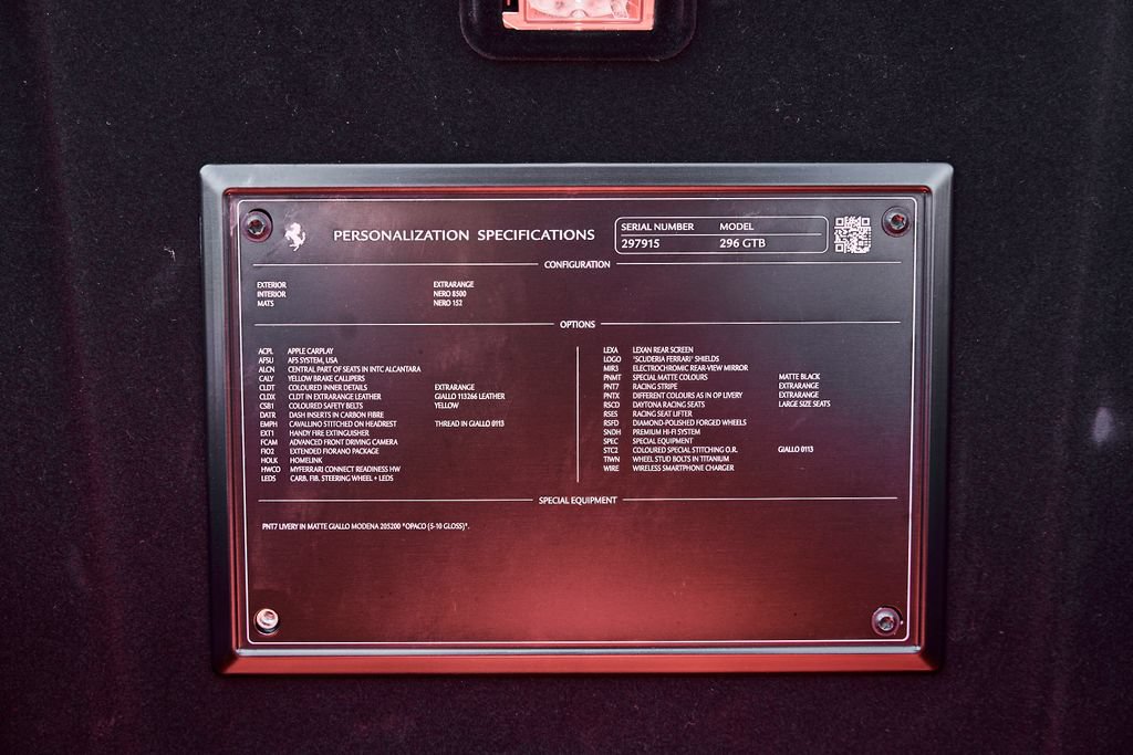 Used 2023 Ferrari 296 GTB RWD image 24