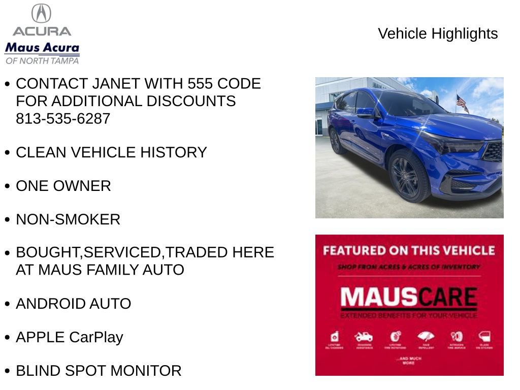 Used 2021 Acura RDX A-Spec FWD image 8