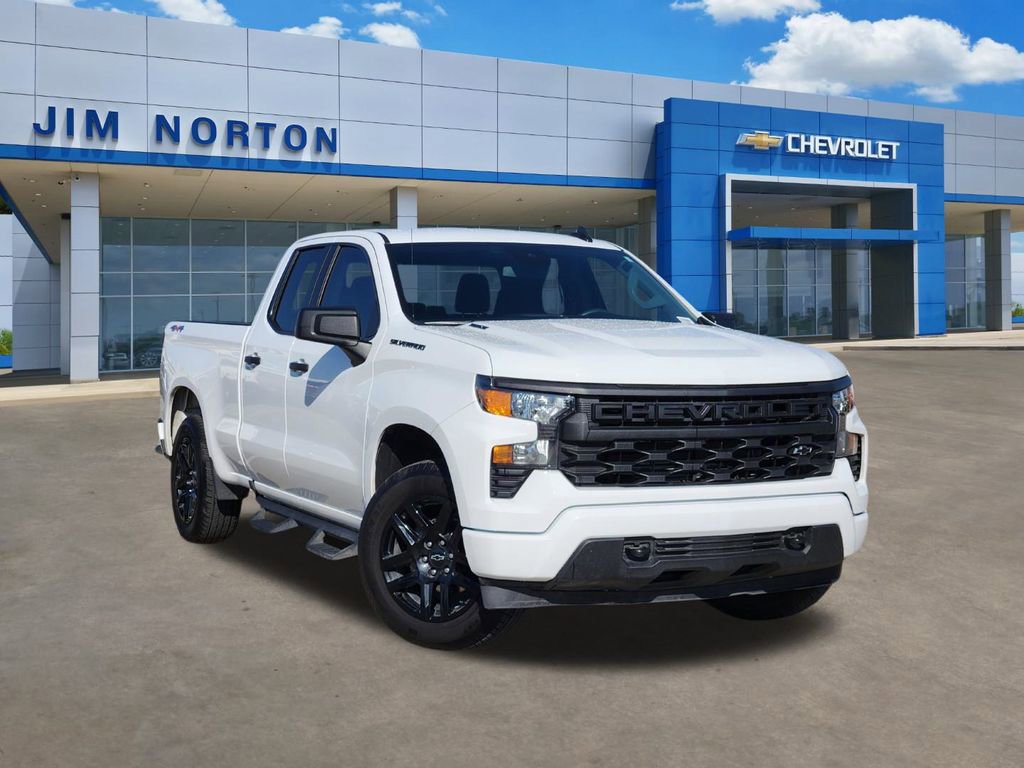 Used 2025 Chevrolet Silverado 1500 Custom w/ LPO, Dark Essentials Package image 1