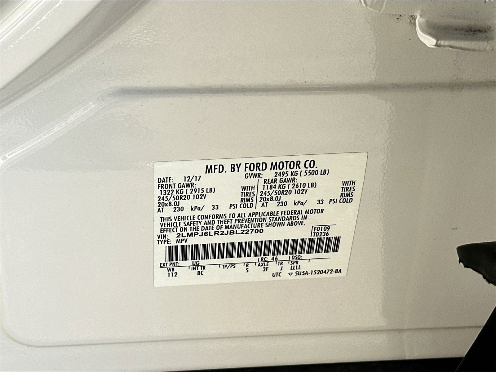 Used 2018 Lincoln MKX Reserve w/ Lincoln MKX Climate Package image 33