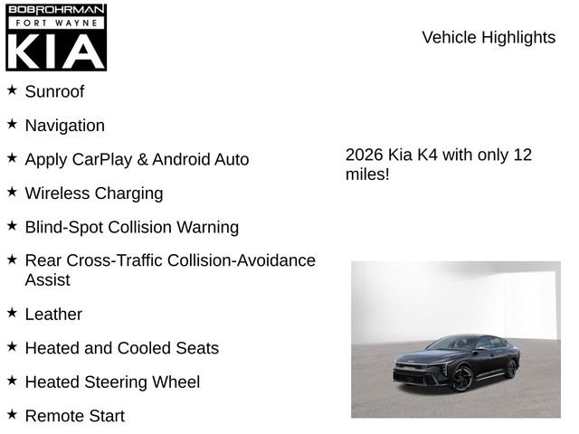 New 2026 Kia K4 GT-Line image 7