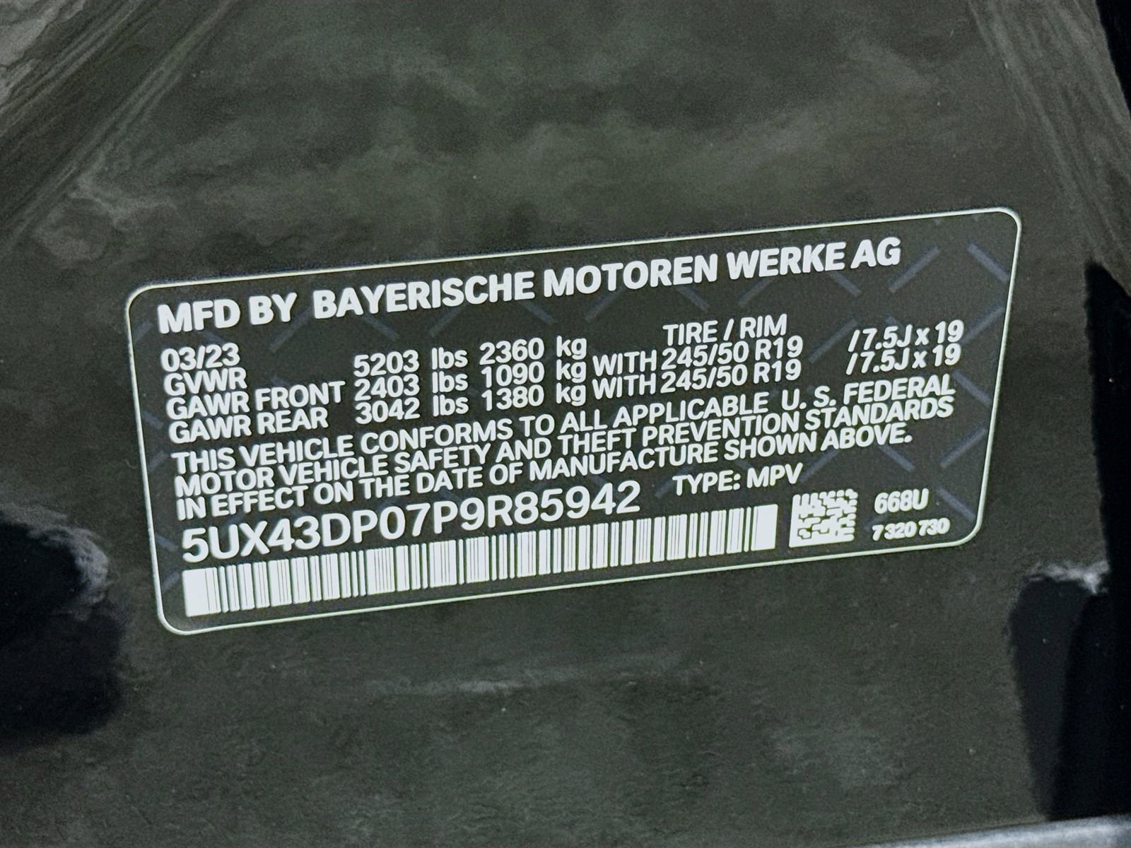 Certified 2023 BMW X3 sDrive30i w/ Convenience Package image 33