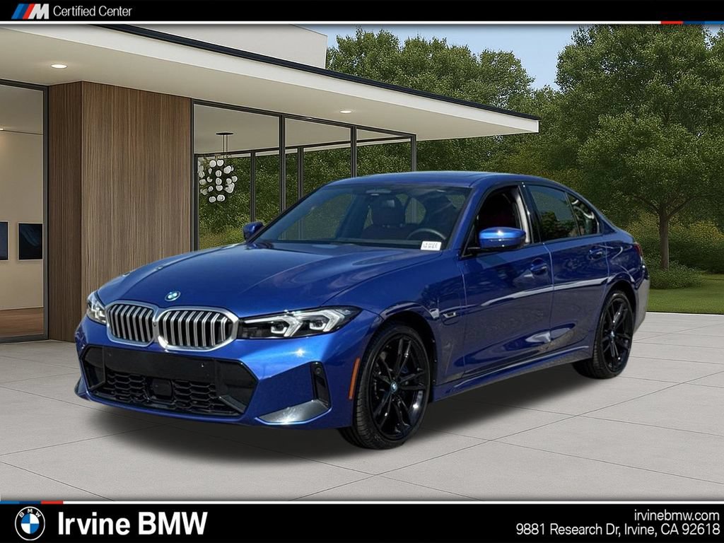 Certified 2023 BMW 330e w/ M Sport Package RWD image 1
