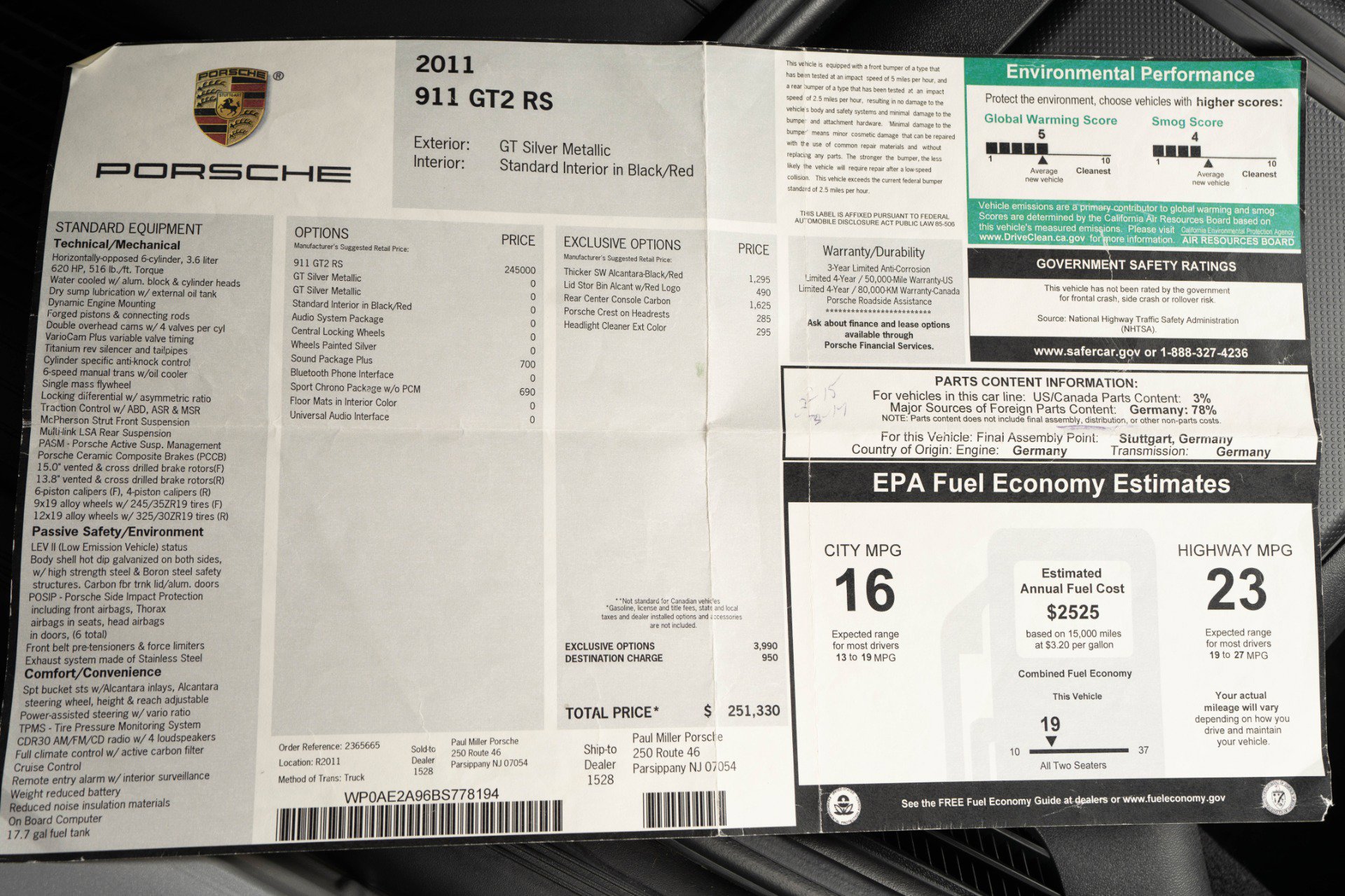 Used 2011 Porsche 911 GT2 RS image 52