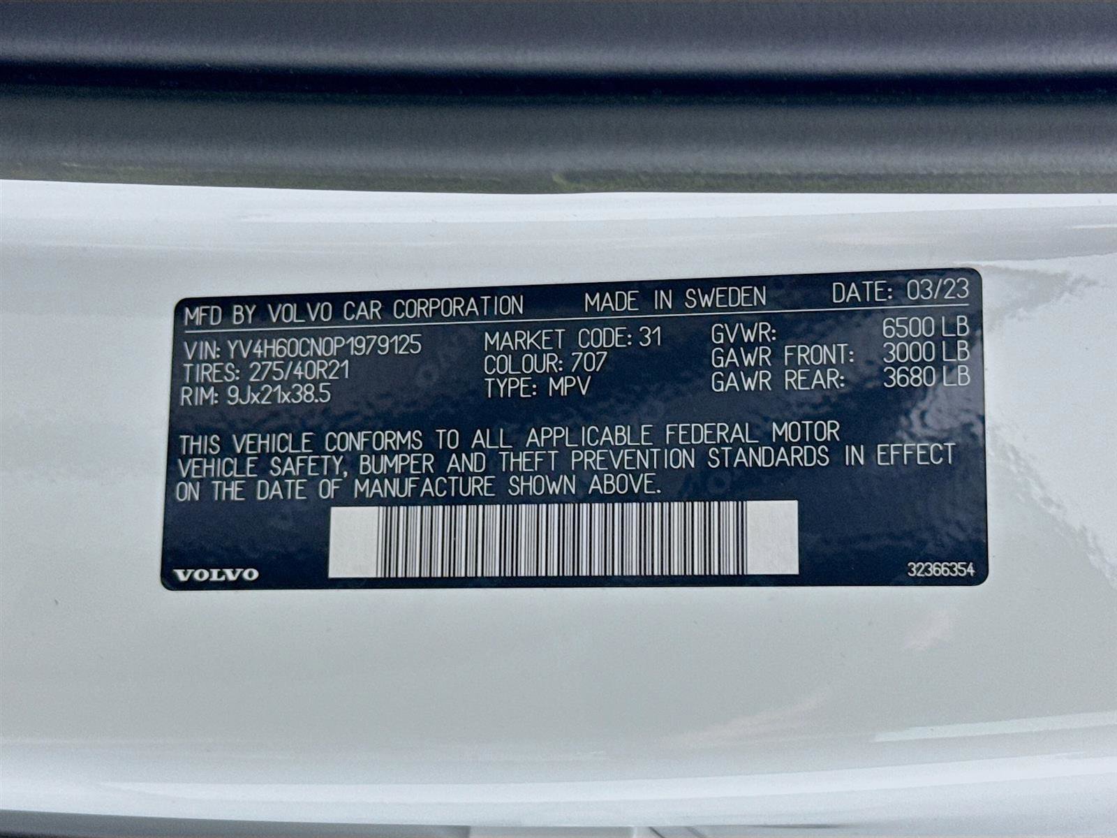 Used 2023 Volvo XC90 T8 Plus w/ Protection Package Premier image 35