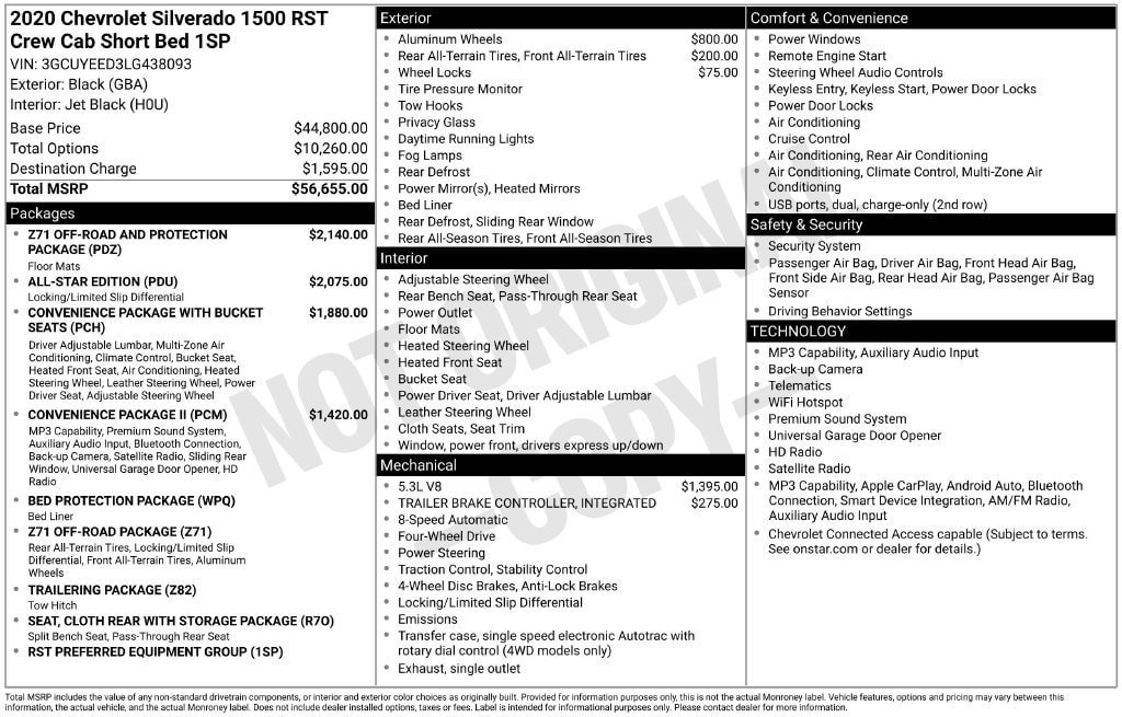 Used 2020 Chevrolet Silverado 1500 RST AWD/4WD image 11