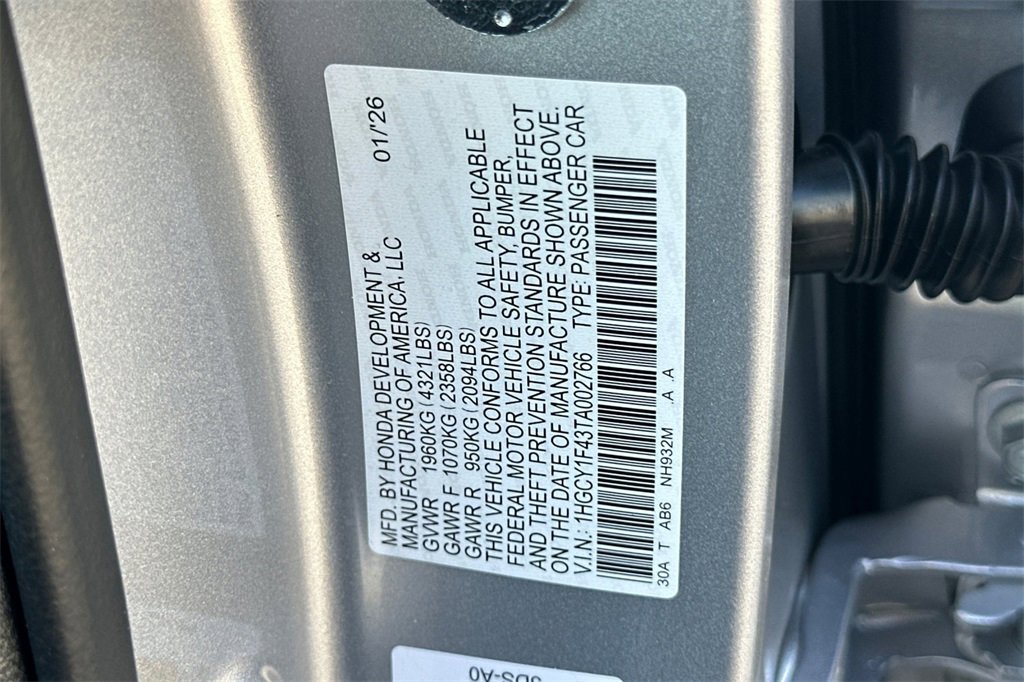 New 2026 Honda Accord SE image 33