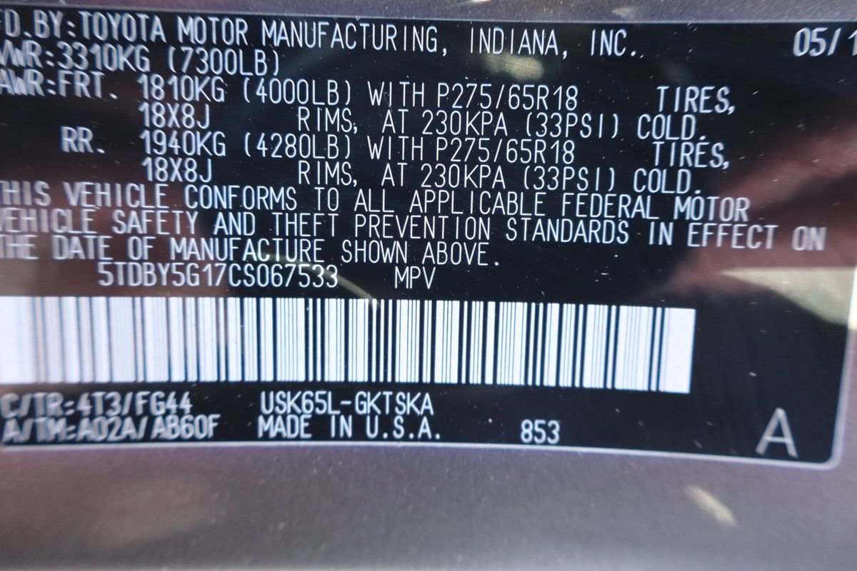 Used 2012 Toyota Sequoia SR5 image 48