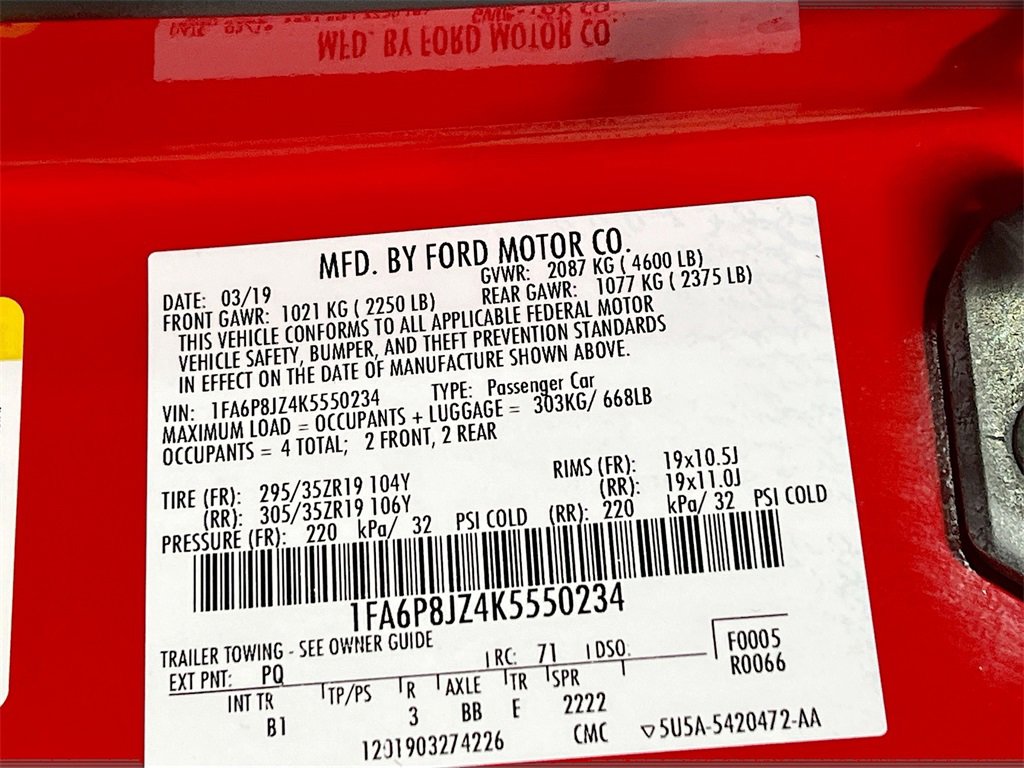 Used 2019 Ford Mustang Shelby GT350 w/ Technology Package image 29