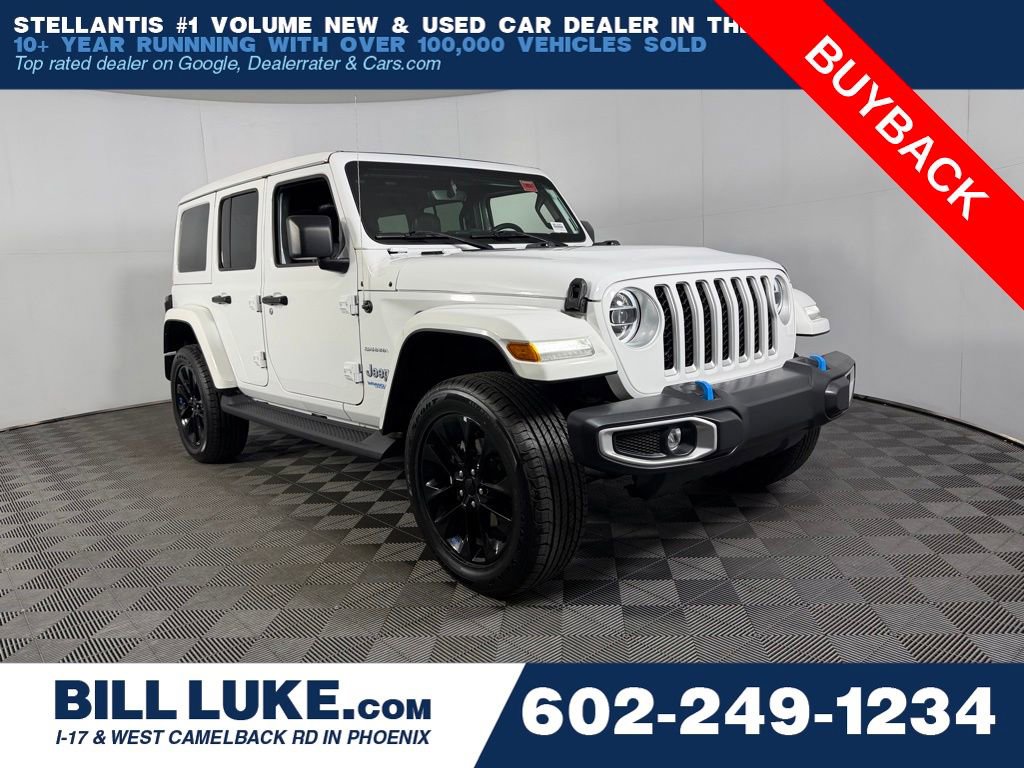 Used 2022 Jeep Wrangler Unlimited Sahara w/ Cold Weather Group AWD/4WD image 1